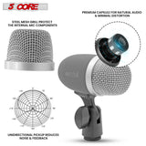5Core Snare Microphone XLR Wired Uni Directional Tom Drum and Other Musical Instrument Mic