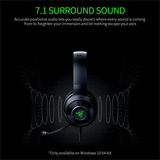 Razer Kraken X Essential Gaming Headset 7.1 Surround Sound Headphone - ElectronicWard