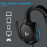Logitech G431 Wired Gaming Headset with Mic 7.1 Surround Sound X 2.0 - ElectronicWard