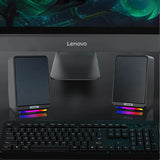 Lenovo TS38 Wired Desktop Speakers 3.5mm USB Stereo Surround Music RGB Gaming Speakers Sound Bar for Computer PC Loudspeakers