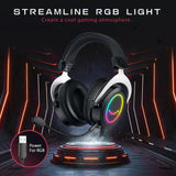 FIFINE Gaming Headpset with Dynamic RGB/MIC/In-line control,Ultra-Soft Memory Foam Ear Pads,for PC PS4 PS5 Xbox Laptops -H3 - ElectronicWard