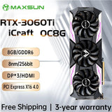 MAXSUN Graphics Cards RTX 4070 4060TI 4060 3060 3060TI 3050 3070 GPU NVIDIA Gaming Video Card Desktop Computer components - ElectronicWard