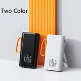 Power Bank 30000mAh with 66W PD Fast Charging Powerbank Portable Charger External Battery Pack for iPhone Huawei Xiaomi Samsung