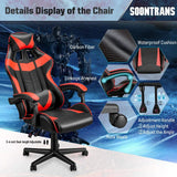 Gaming Chair,High-Back Computer Chair,Ergonomic Game Chair,Racing Gamer Chair with Adjustable Headrest and Lumbar Support
