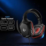 Logitech G331 Gaming Headset Volume Control Bass Surround Noise-cancelling Foldable Wired Headphones with Mic - ElectronicWard