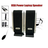 HY USB Power Computer Speakers Stereo 3.5mm with Ear Jack Sound Surround Loudspeaker for Computer Desktop PC Laptop