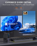 Acemagic Mini PC Gamer Windows 11 Intel 12th Alder Lake N100 DDR4 16GB 512GB WIFI5 ,Bluetooth 4.2 VGA Gaming Computer - ElectronicWard