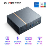 Chatreey IT12 Mini PC 12th Intel Core i9 13900H Gaming Desktop Computer 4*4K@60hz Daul 2.5G Ethernet PCIe 4.0 Wifi 6