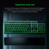Razer V3X 104 Keys Gaming Keyboard Razer Chroma RGB USB Wired Keyboard 1000Hz Mechanical Keyboard with Detachable Wrist Rest - ElectronicWard