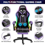 High Quality Gaming Chair RGB Light Office Chair Gamer Computer Chair Ergonomic Swivel Chair 2 Point Massage Gamer Chairs