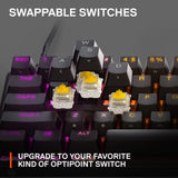- Apex 9 Mini 60% Wired Optipoint Adjustable Actuation Switch Gaming Keyboard with RGB Lighting - Black