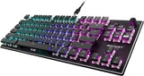 ROCCAT Vulcan TKL Mechanical PC Tactile Gaming Keyboard, Compact, Tenkeyless, Titan Switch Optical, RGB AIMO Lighting, Anodized Aluminum Top Plate, Detachable USB-C Cable, Low Profile Design, Black