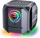 ACEMAGIC Gaming PC Desktop, Intel i7 12700H up to 4.7GHz, Geforce RTX 3060 12GB Mini PC Gaming 16GB DDR5 1TB NVMe SSD, 24MB Cache, WIFi6/BT5.2/USB4 Type-C/RGB Lighting/Multi-Mode/Triple Fans