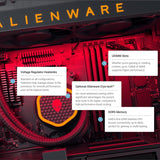 Alienware Aurora R15 Gaming Desktop - AMD Ryzen 9 7900X, 32GB DDR5 RAM, 1TB SSD + 2TB HDD, NVIDIA GeForce RTX 4080 16GB GDDR6X, Dell Service Included, Windows 11 Home - Black
